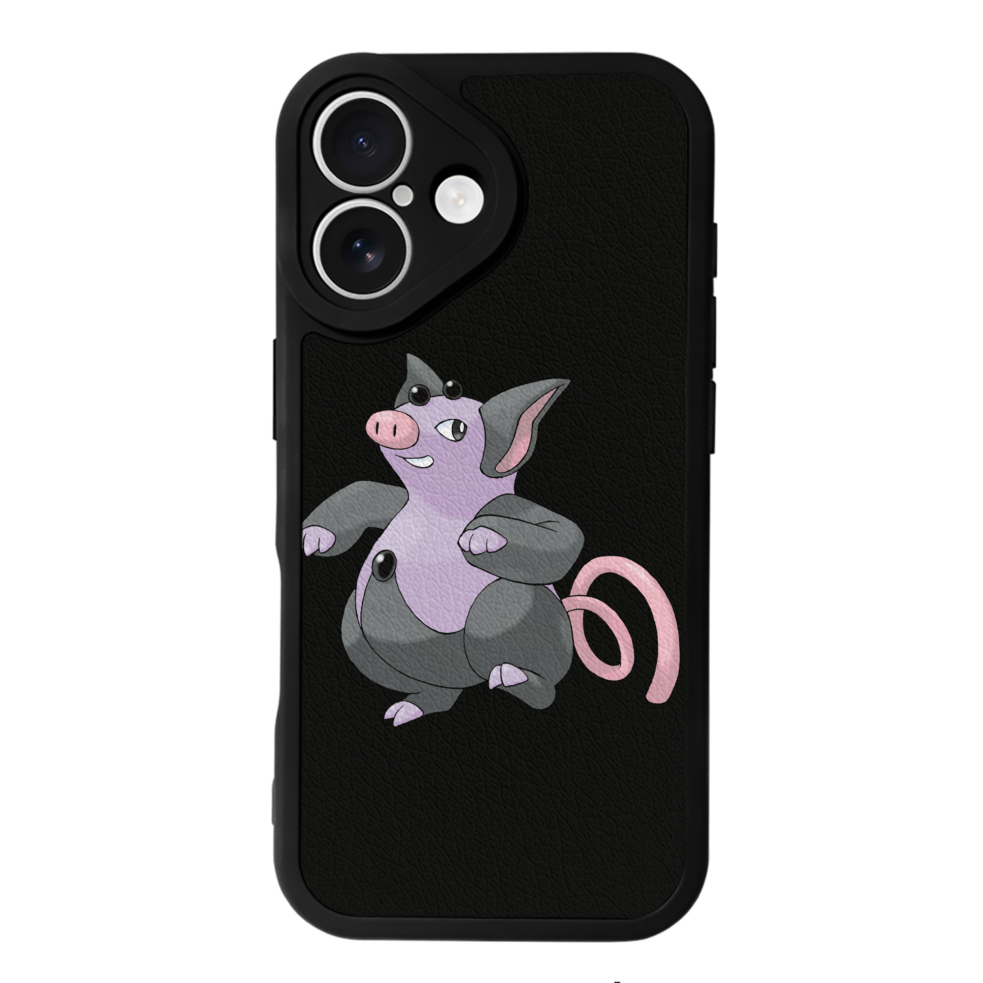 （画像用） ポケットモンスター Pokémon 【iPhone 16シリーズ対応】シリコンスマホケース（レザー調） 材質：シリコン